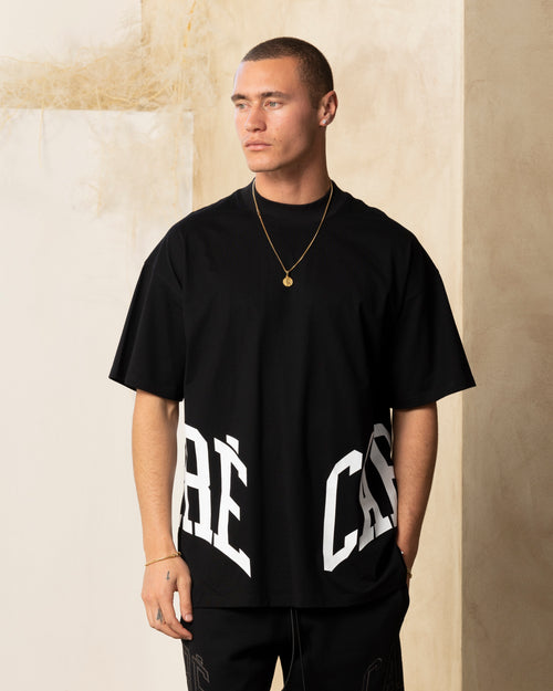 Carre Double Arch Oversized T-Shirt Black