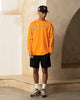 Carre Global Oversized Long Sleeve T-Shirt Orange
