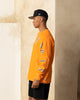 Carre Global Oversized Long Sleeve T-Shirt Orange