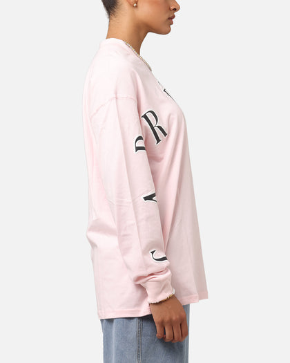 Carre Global Oversized Long Sleeve T-Shirt Pink