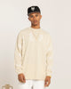 Carre Global Oversized Long Sleeve T-Shirt Light Stone