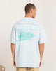 Carre Monte Carlo Oversized T-Shirt Light Blue
