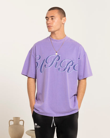Carre Rolling Oversized T-Shirt Purple