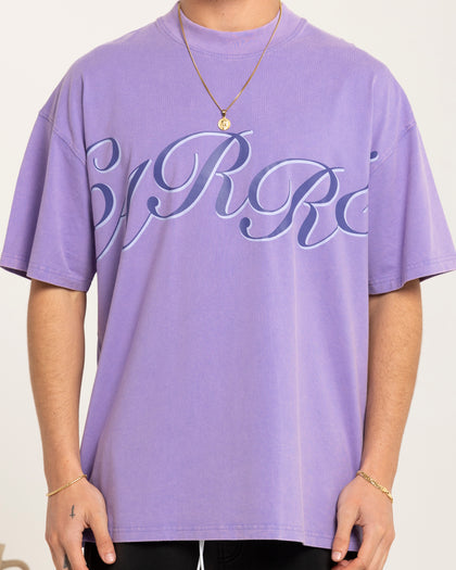 Carre Rolling Oversized T-Shirt Purple