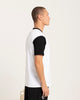 Carre Script Two Tone T-Shirt White/Black