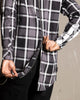 Saint Morta Patriot Long Sleeve Flannel Shirt Black/Grey