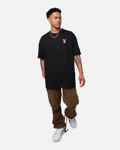 Playboy By Culture Kings Stacked T-Shirt Black