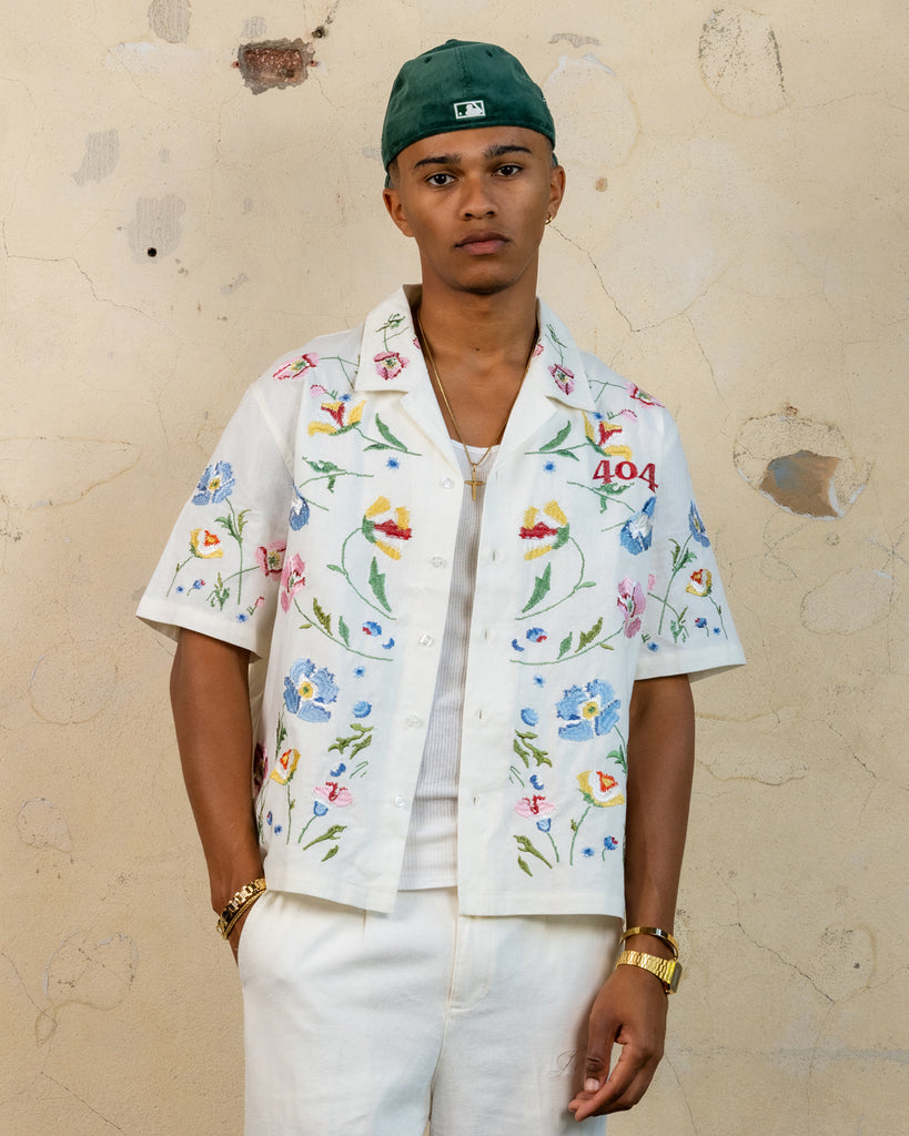 【CARAME】vintage floral print ブラウス 4Y CARAME】vintage floral print ブラウス 4Y