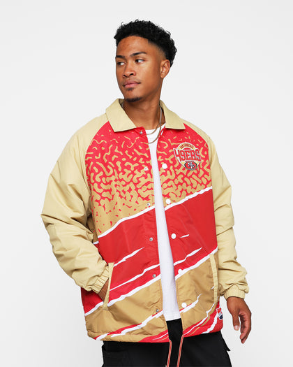 New Era San Francisco 49ers Coach Jacket Red