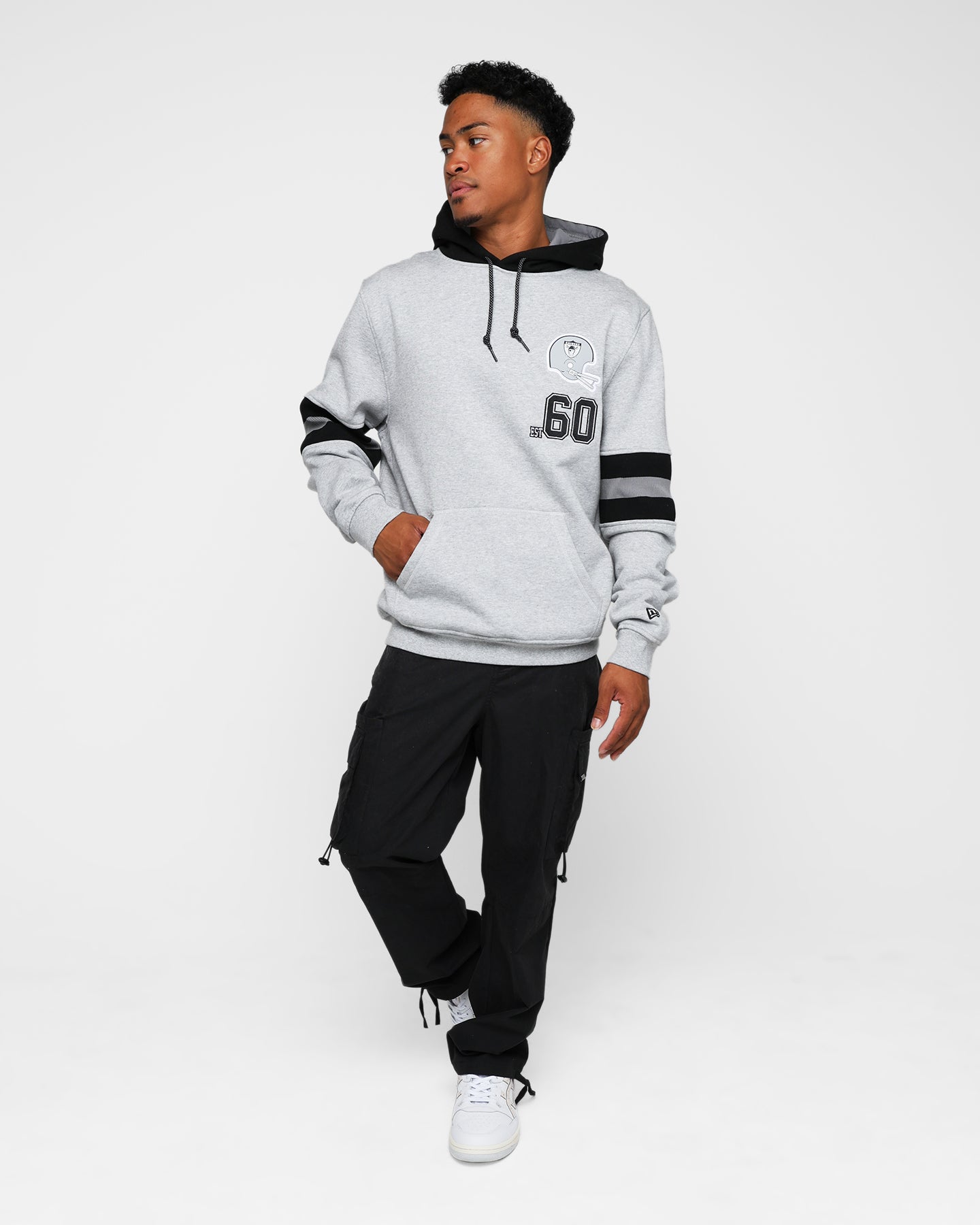 New Era Oakland Raiders Hoodie Grey | Culture Kings US