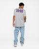 New Era Los Angeles Lakers Pinstripe T-Shirt Grey