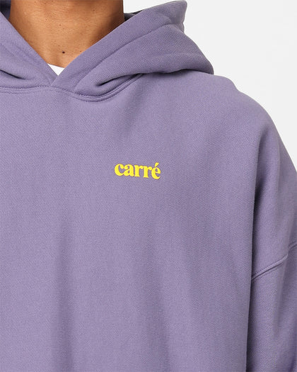 Carre Petal Oversized Hoodie Purple