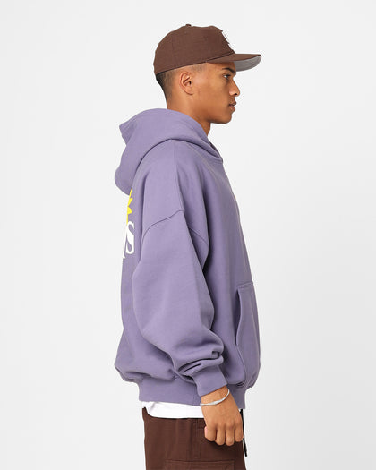 Carre Petal Oversized Hoodie Purple
