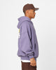 Carre Petal Oversized Hoodie Purple