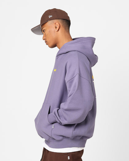 Carre Petal Oversized Hoodie Purple