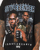 UFC By Goat Crew Israel Adesanya Stylebender Vintage T-Shirt Black Wash