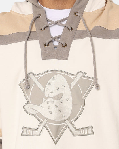 47 Brand Anaheim Ducks Superior Lacer Hoodie Cream/Khaki