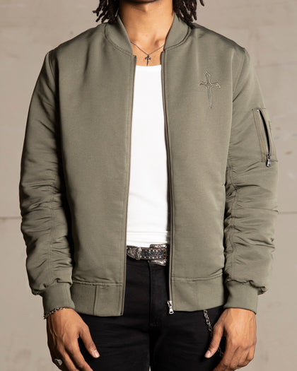 Saint Morta Flight Jacket Khaki Green