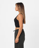 Joah Brown Women's Contour Crop Tank Top Onyx
