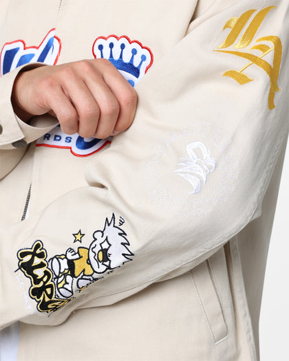 X-Large Records Work Jacket Beige