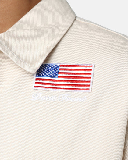 X-Large Records Work Jacket Beige