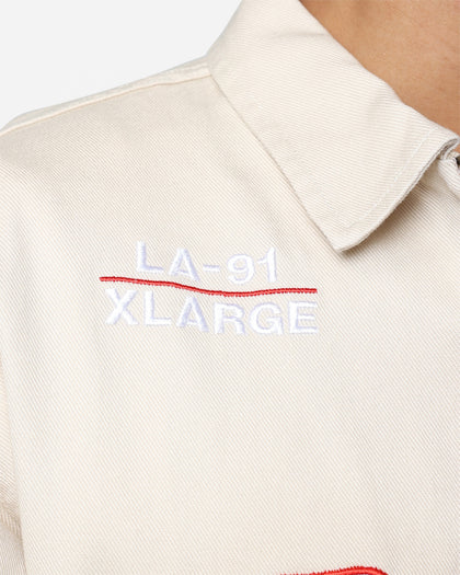 X-Large Records Work Jacket Beige