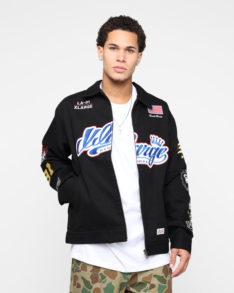 X-Large Records Work Jacket Black | Culture Kings US