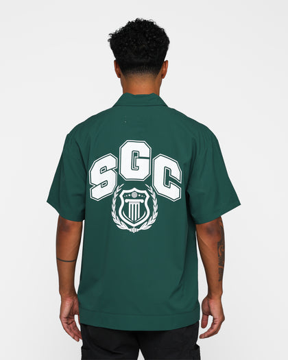 Students Golf Baker Cabana Shirt Green