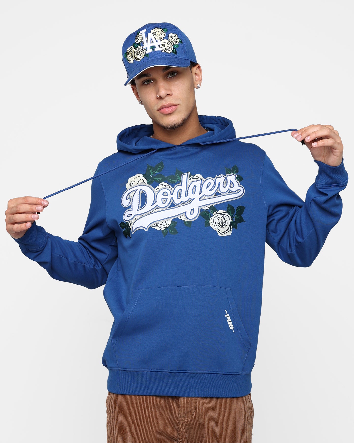 Pro Standard Los Angeles Dodgers Roses Hoodie Dark Blue | Culture