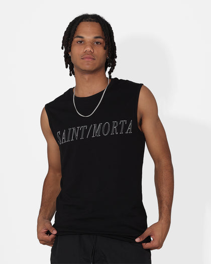 Saint Morta Origins Muscle T-Shirt Black/White