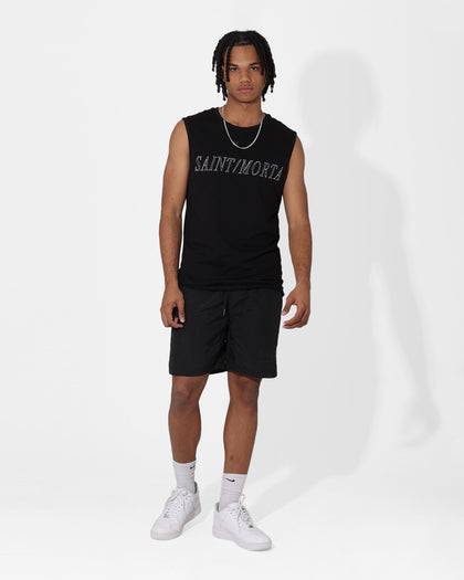 Saint Morta Origins Muscle T-Shirt Black/White