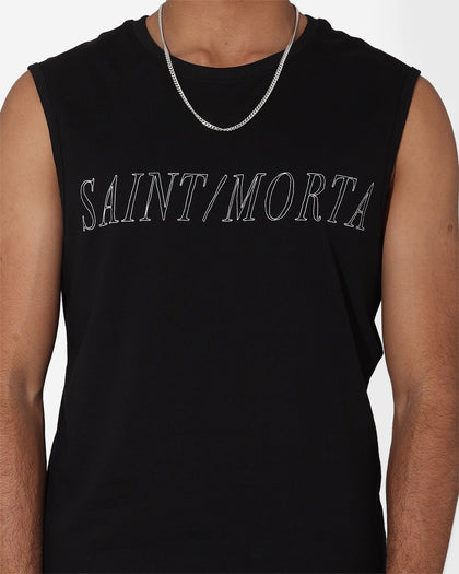 Saint Morta Origins Muscle T-Shirt Black/White