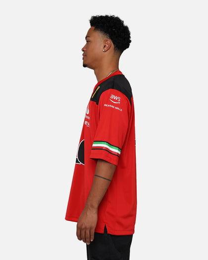 Puma X Scuderia Ferrari Charles Leclerc American Football Jersey Rosso Corsa