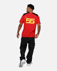 Puma X Scuderia Ferrari Carlos Sainz T-Shirt Rosso Corsa