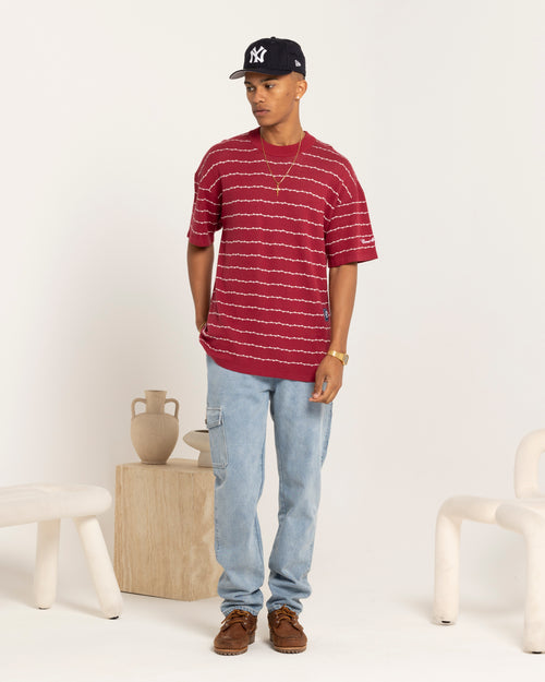 Carre Thorny Oversized T-Shirt Maroon