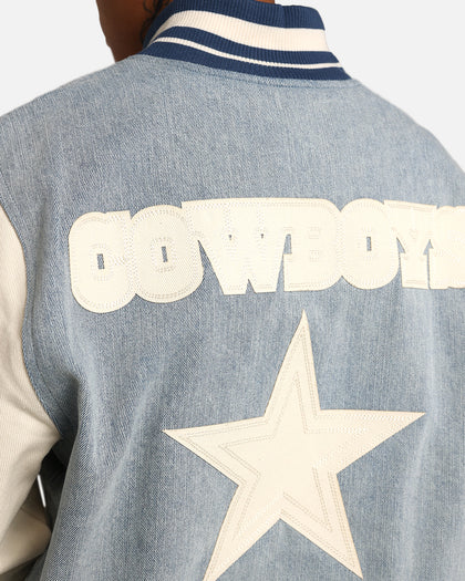 Pro Standard Dallas Cowboys Varsity Denim Jacket Denim/Linen