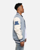 Pro Standard Las Vegas Raiders Varsity Denim Jacket Denim/Linen