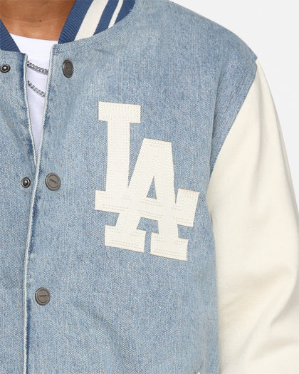 Pro Standard Los Angeles Dodgers Varsity Blue Jacket Denim/Linen