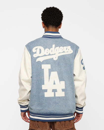 Pro Standard Los Angeles Dodgers Varsity Blue Jacket Denim/Linen