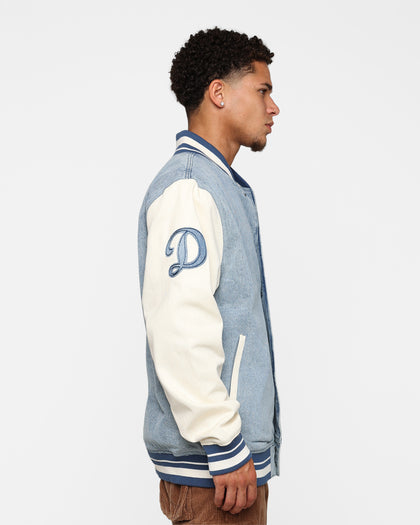 Pro Standard Los Angeles Dodgers Varsity Blue Jacket Denim/Linen