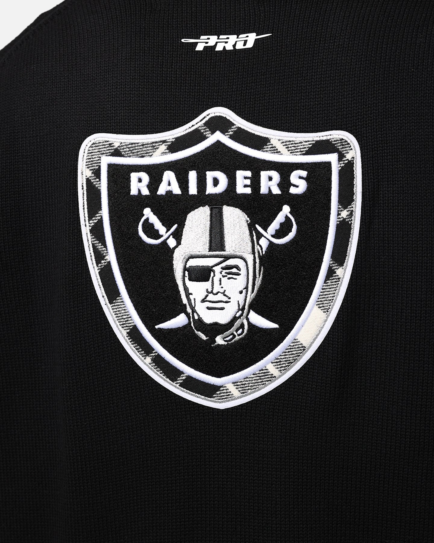 Pro Standard Las Vegas Raiders Pro Prep Knitted Cardigan Black