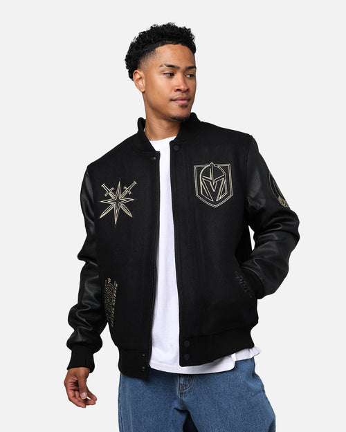 Pro Standard Vegas Golden Knights 'Black & Gold' Varsity Jacket Jet Black