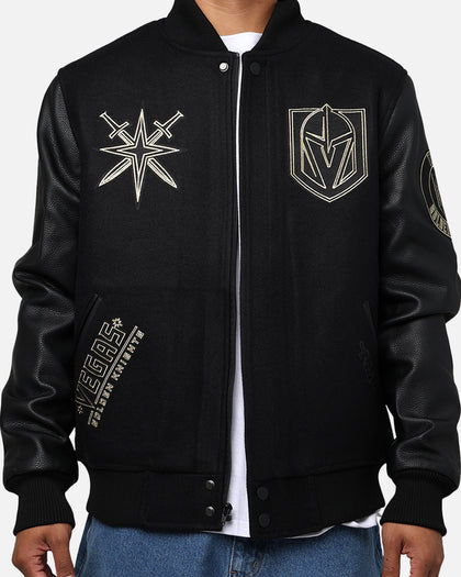 Pro Standard Vegas Golden Knights 'Black & Gold' Varsity Jacket Jet Black