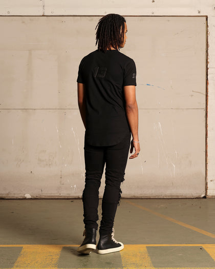 Saint Morta Moto El Duplo T-Shirt Black/Black