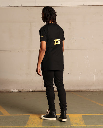 Saint Morta Moto Lafayette T-Shirt Black/Gold