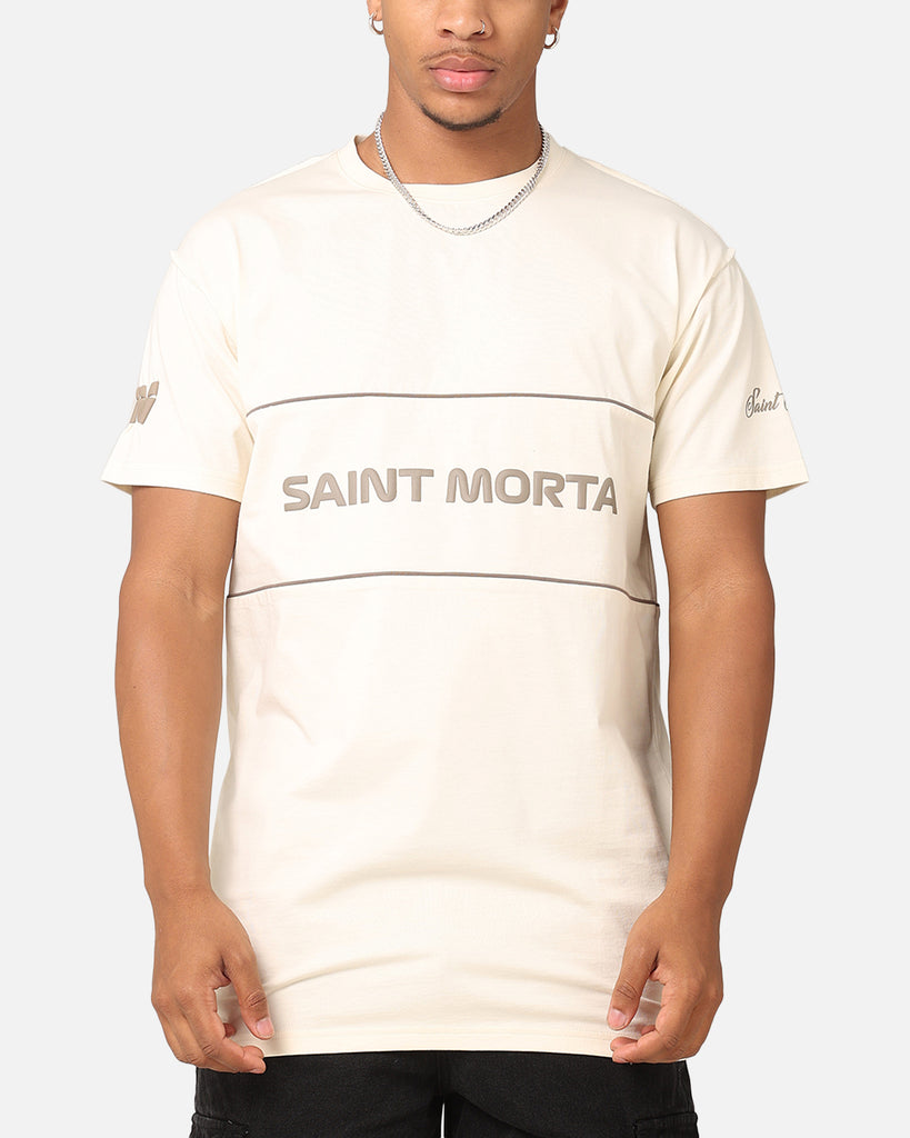 Saint Morta Moto Lafayette TShirt Off White/Brown Culture Kings US