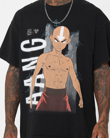 Goat Crew X Avatar: The Last Airbender Aang Vintage T-Shirt Black Wash