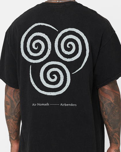 Goat Crew X Avatar: The Last Airbender Aang Vintage T-Shirt Black Wash