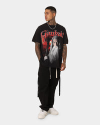 73Studio X The Lord Of The Rings Gandalf Vintage T-Shirt Black Wash