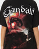 73Studio X The Lord Of The Rings Gandalf Vintage T-Shirt Black Wash